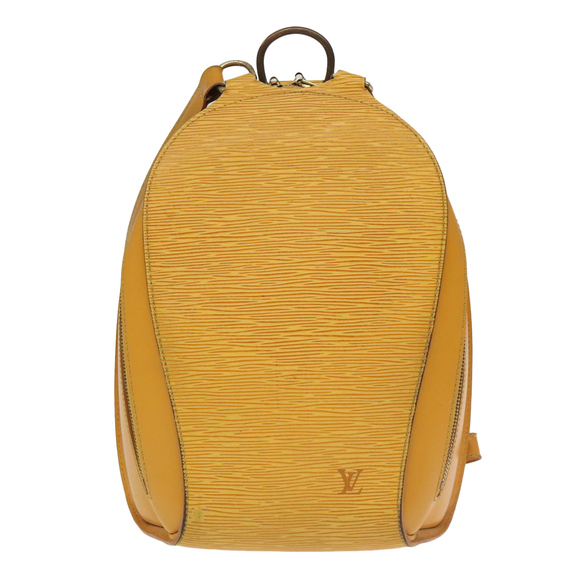 LOUIS VUITTON Epi Mabillon Backpack Yellow M52239 LV Auth 99276 - Picture 13 of 16